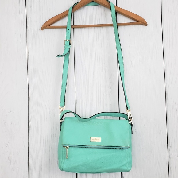kate spade Handbags - KATE SPADE Foldover Pebbled Leather Crossbody Bag